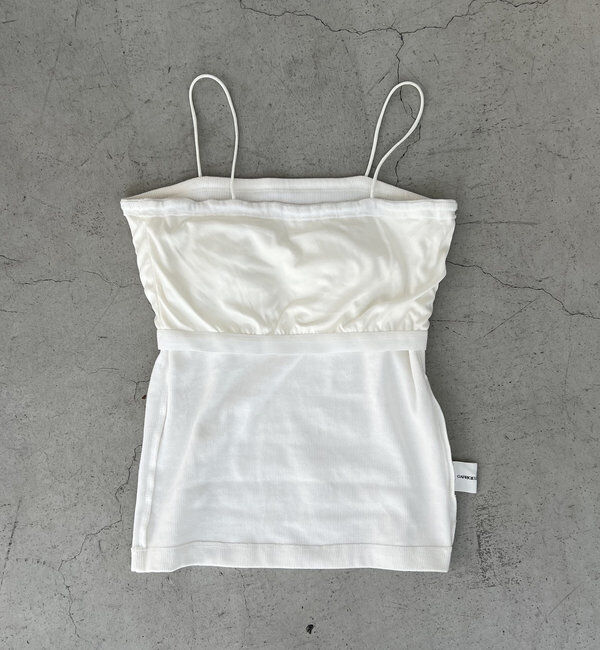  「【S・Mサイズ展開あり】1ストラップカップ付キャミ」|キャミソール|