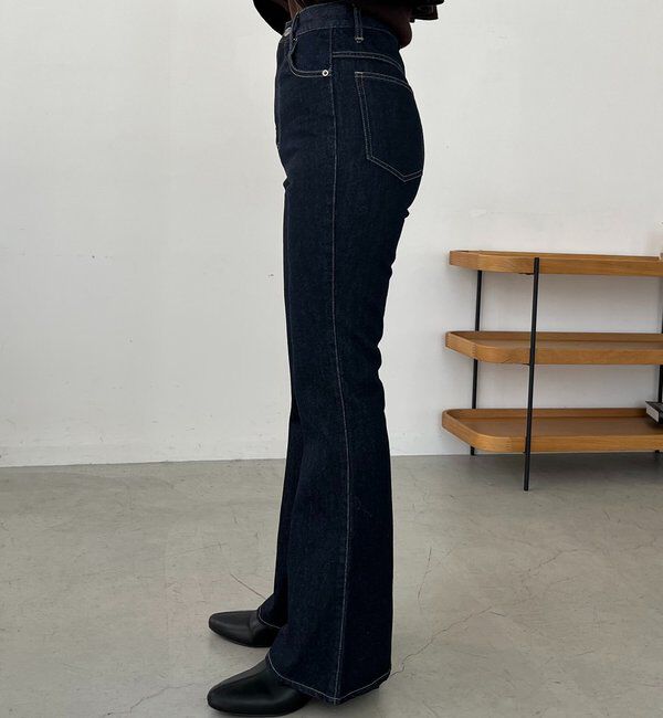  「【低身長サイズあり】フレアデニム」|デニム|