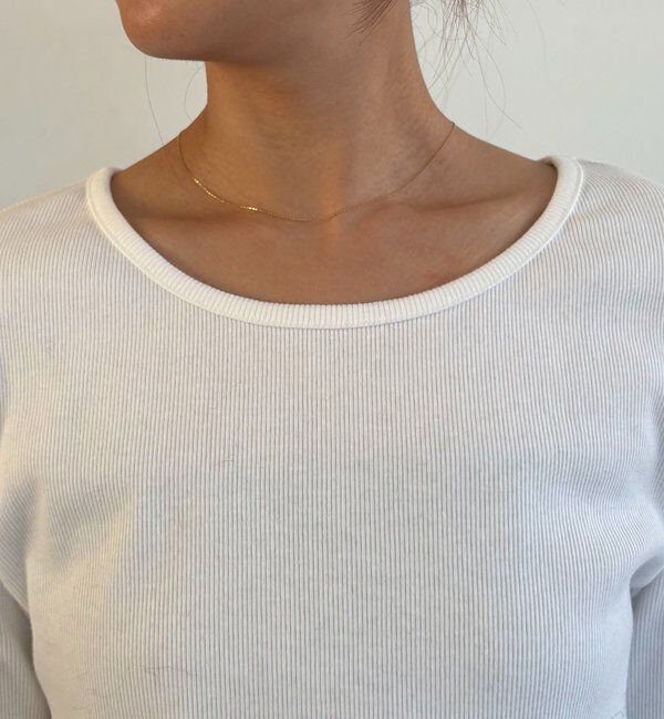  「【トレンド感あるレイヤードスタイルに！】レースロンT」|シャツ・ブラウス|