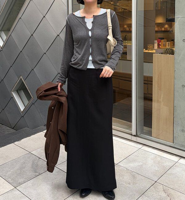  「タンクSETアームラインカーディガン」|カーディガン|