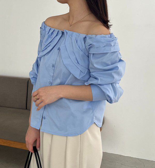  「オフショルパフブラウス」|シャツ・ブラウス|