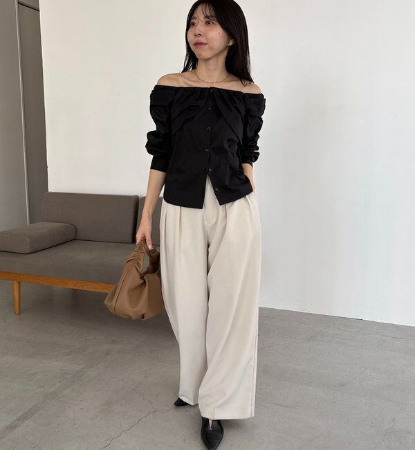  「オフショルパフブラウス」|シャツ・ブラウス|