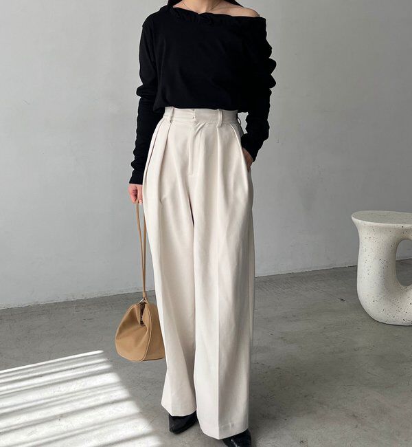  「バルーンネックロンT」|Tシャツ・カットソー|