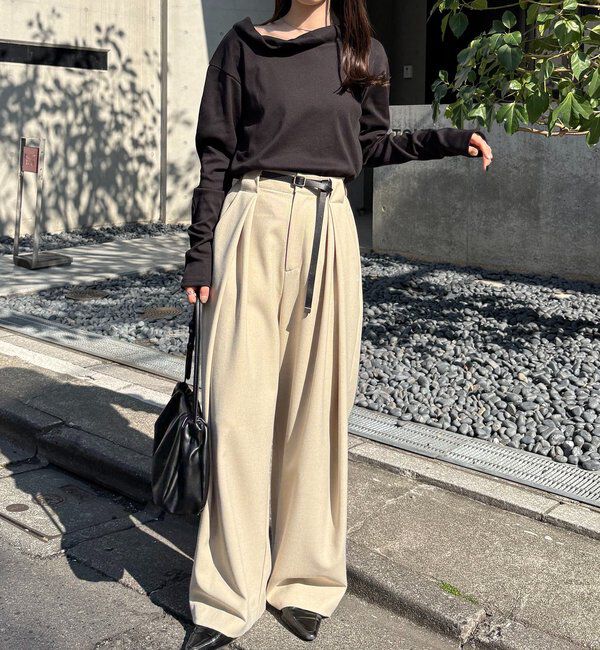  「バルーンネックロンT」|Tシャツ・カットソー|