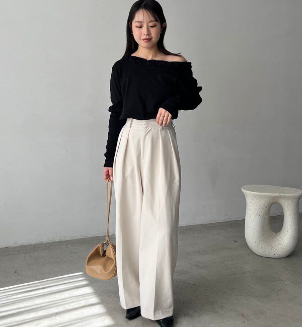  「バルーンネックロンT」|Tシャツ・カットソー|