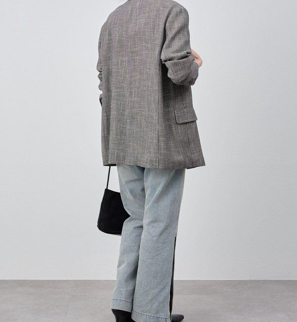  「サイドボタンデニム」|デニム|