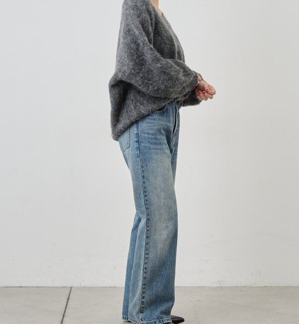  「【着映えニット】シャギーＶネックプルオーバー」|ニット・セーター|