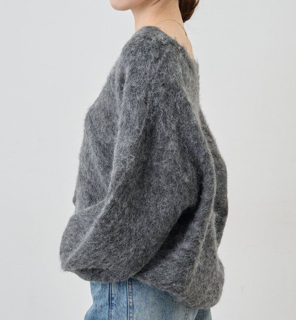  「【着映えニット】シャギーＶネックプルオーバー」|ニット・セーター|