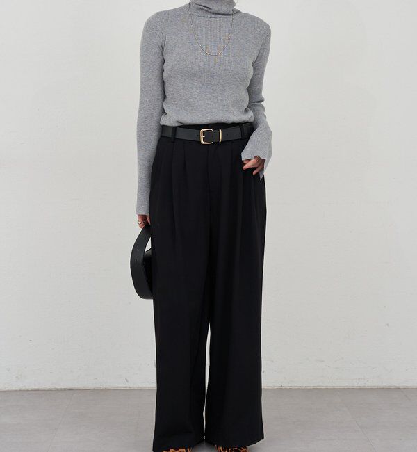  「【インフルエンサー＠tsuru00コラボ】3タックスラックスパンツ」|チノ|