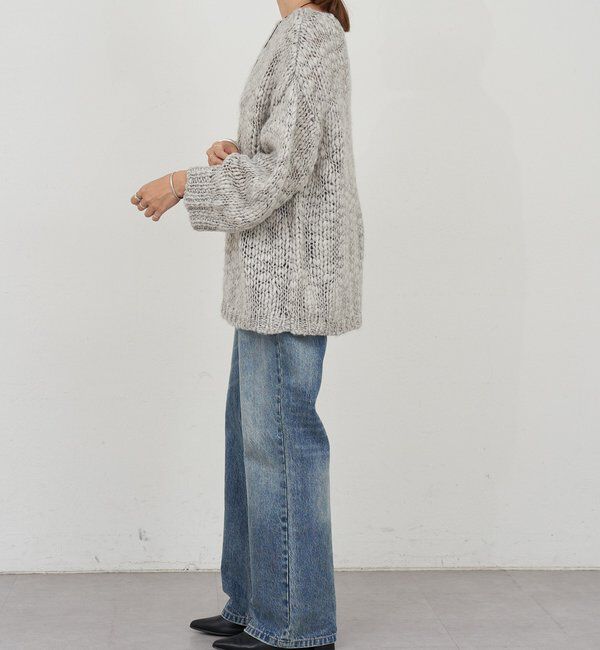  「テクスチャーオーバーニット」|パーカー|