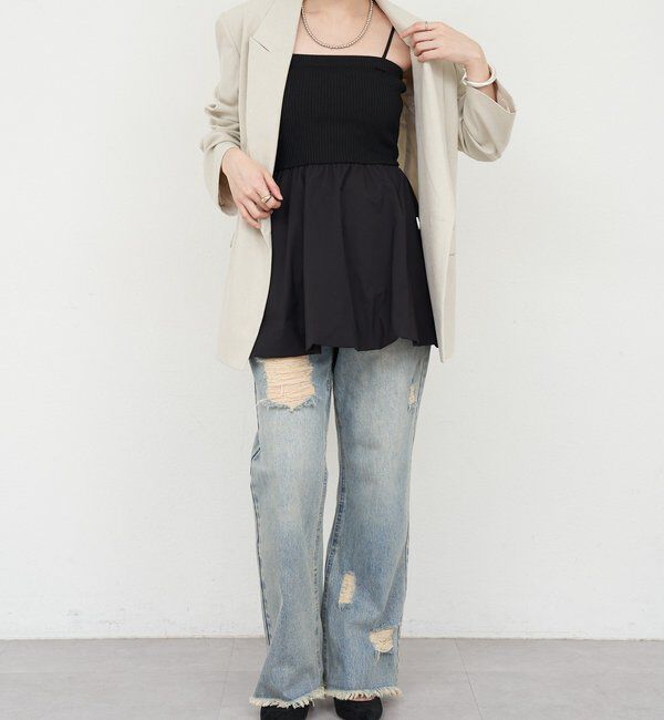  「バルーンビスチェキャミソール」|キャミソール|