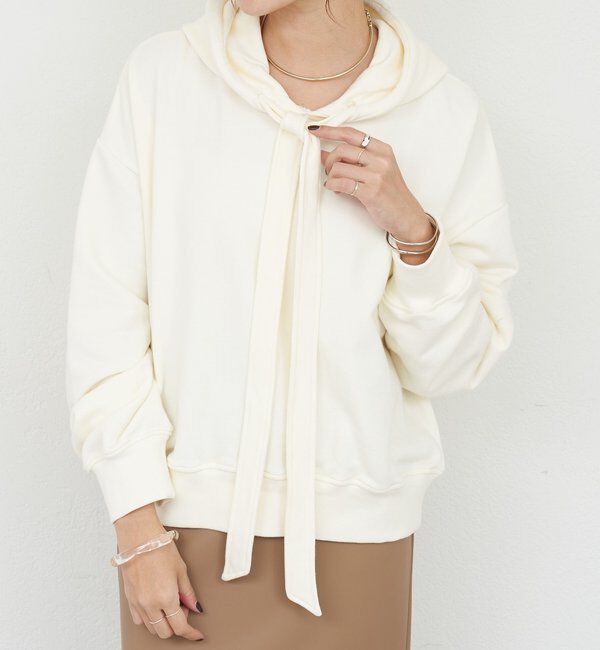  「ボウタイフーディー」|パーカー|