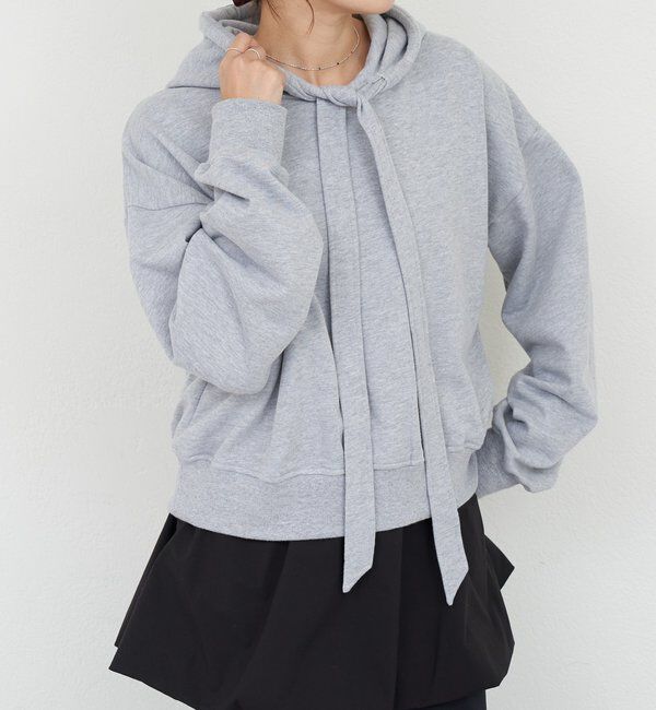  「ボウタイフーディー」|パーカー|