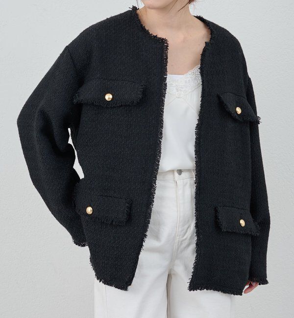  「【インフルエンサー＠akane_nagataコラボ】ツイードジャケット」|その他|