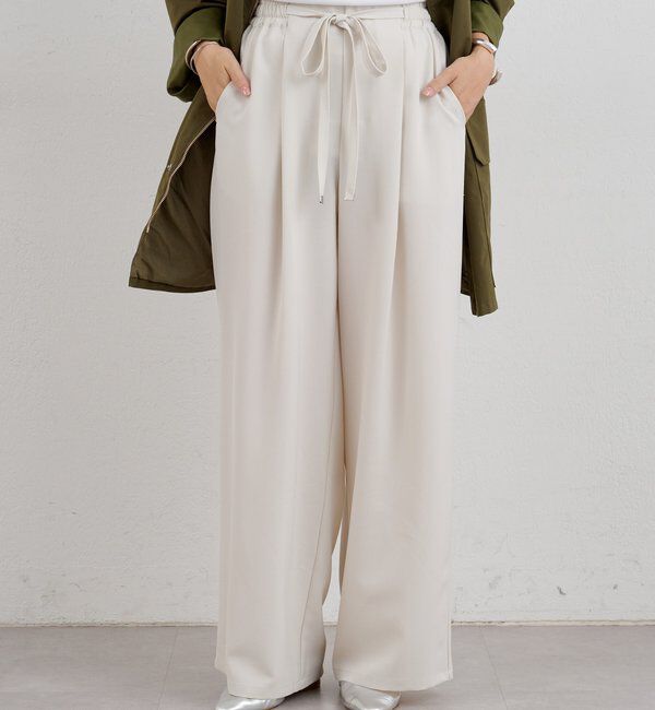  「ウエストデザインパンツ」|チノ|