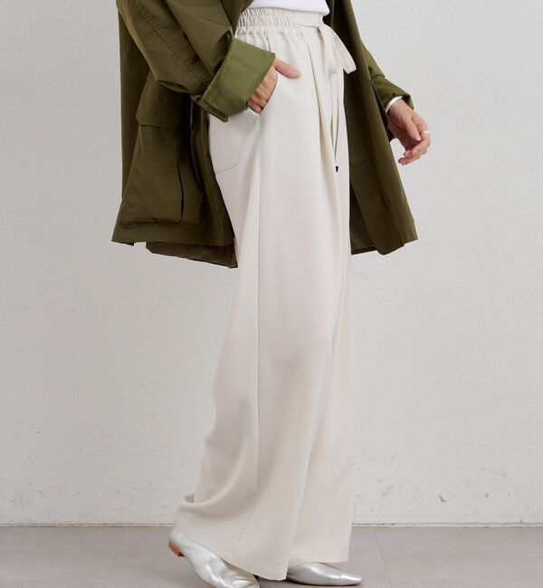  「ウエストデザインパンツ」|チノ|