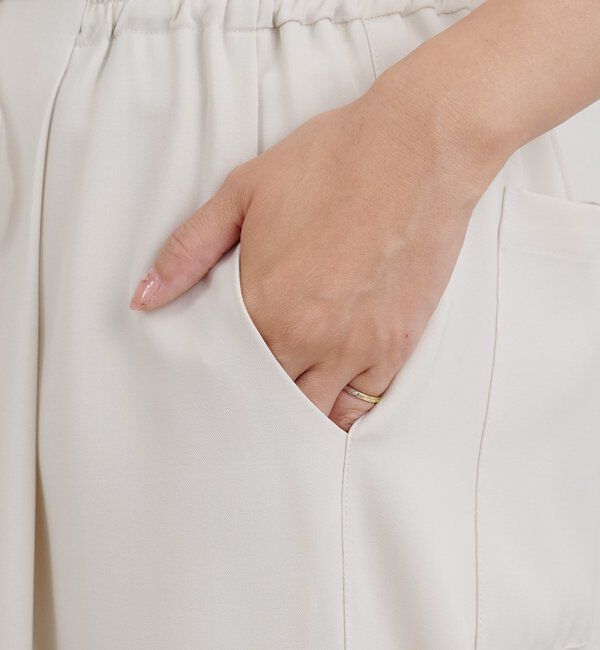  「ウエストデザインパンツ」|チノ|