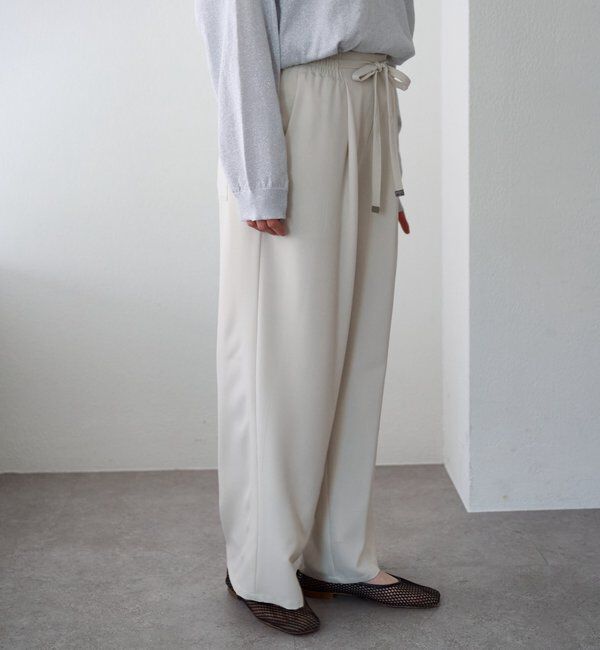  「ウエストデザインパンツ」|チノ|