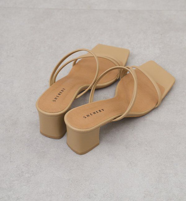  「ストラップヒールサンダル」|サンダル|