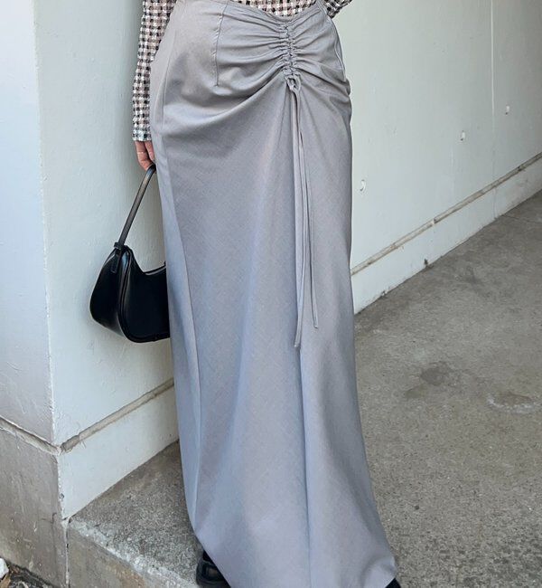  「サイドギャザースカート」|スカート|