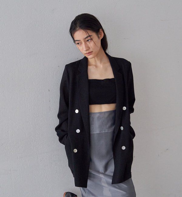  「シアーウォッシャブルジャケット」|テーラードジャケット|