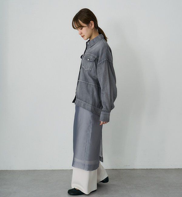  「シアーデニムシャツ」|シャツ・ブラウス|