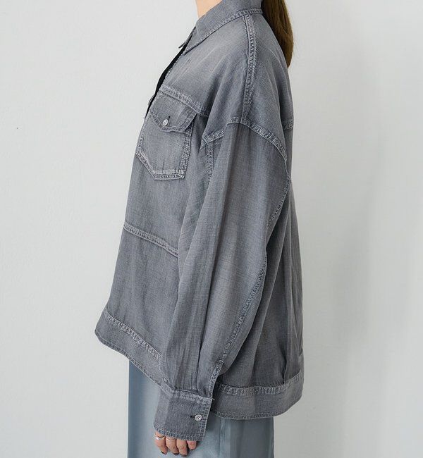  「シアーデニムシャツ」|シャツ・ブラウス|