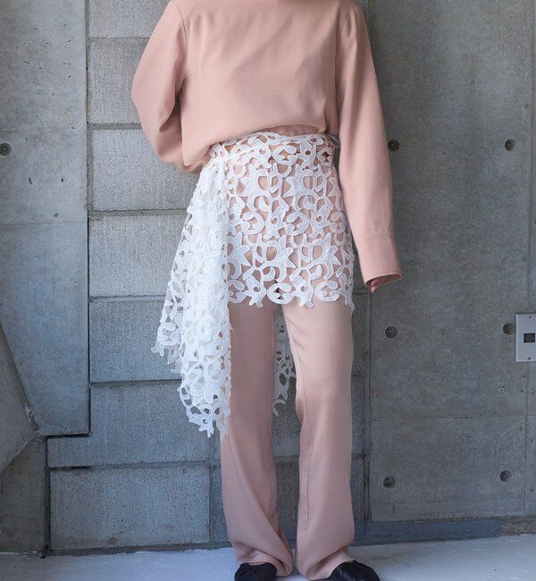  「【Pasterip】 lace multi-way scarf」|バンダナ・スカーフ|