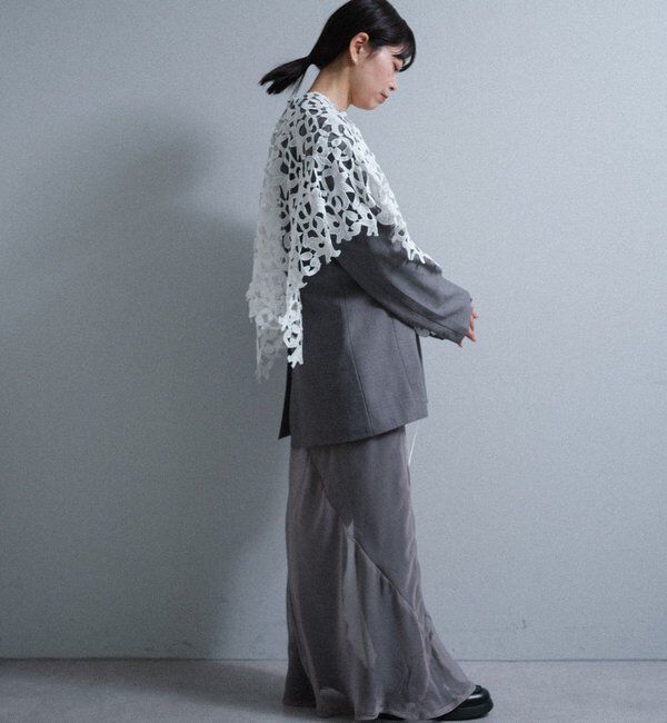  「【Pasterip】 lace multi-way scarf」|バンダナ・スカーフ|