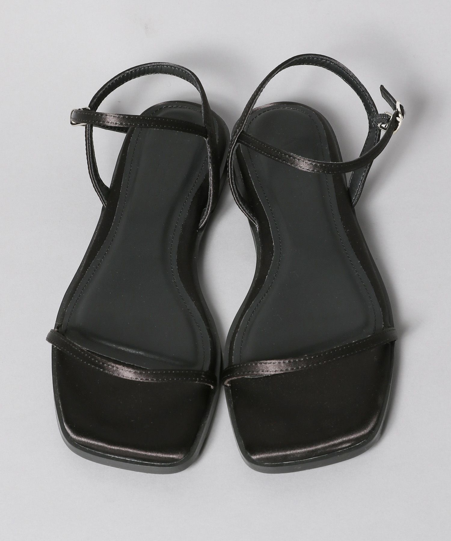 A part by 「サテンナローフラットサンダル」|サンダル|