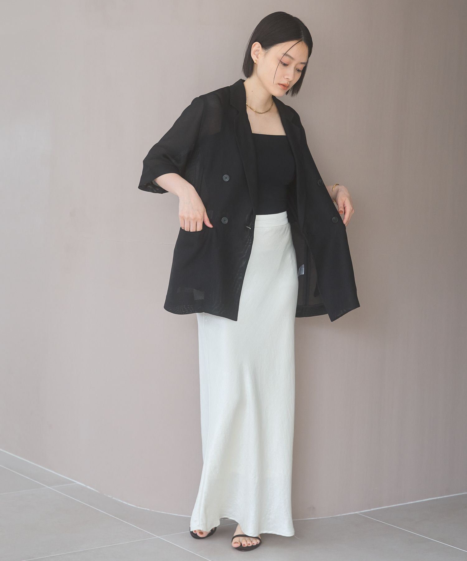 A part by 「メッシュWジャケット」|その他|ブラック