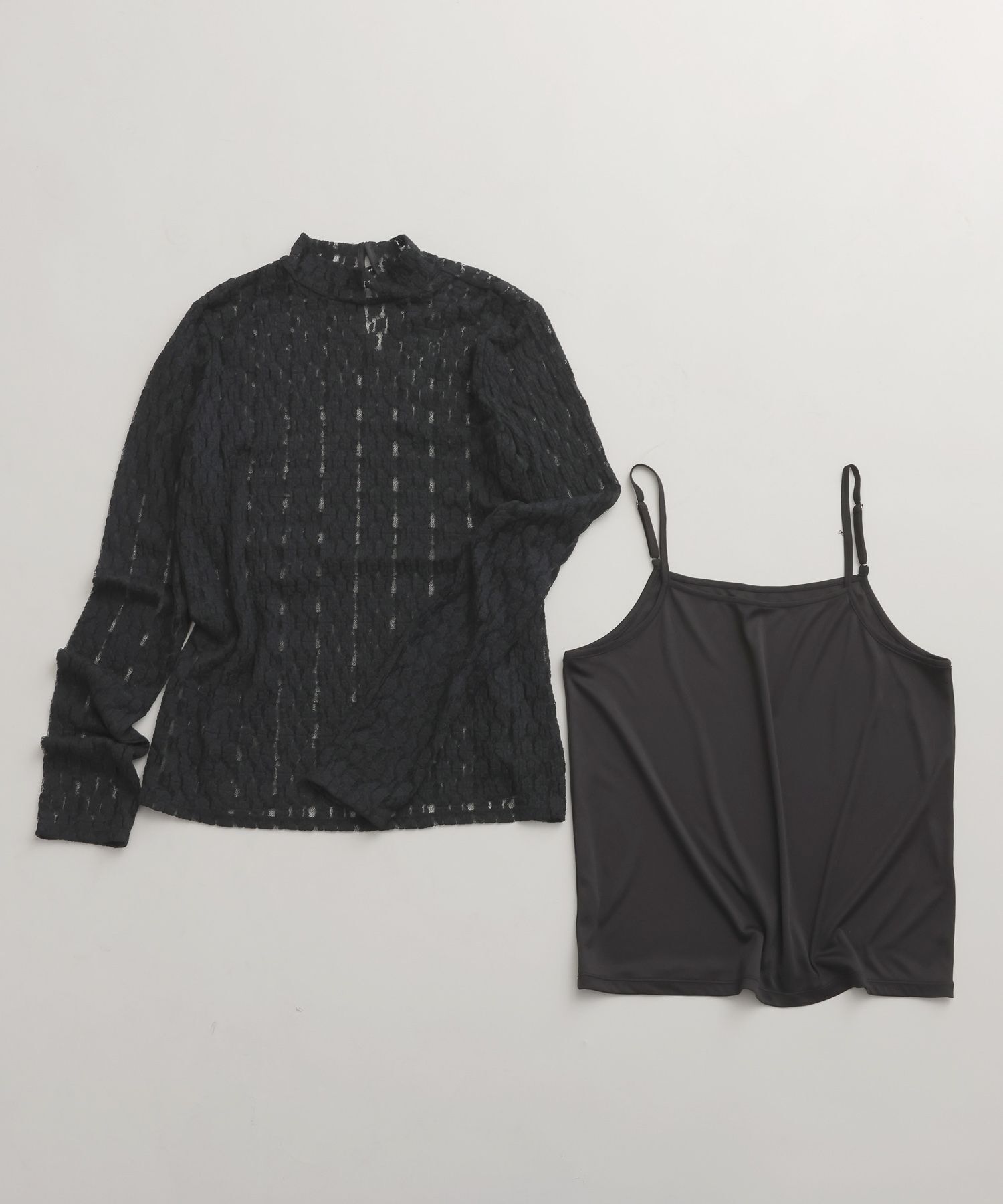 A part by 「ハイネックレースカットプルオーバー_長袖」|Tシャツ・カットソー|