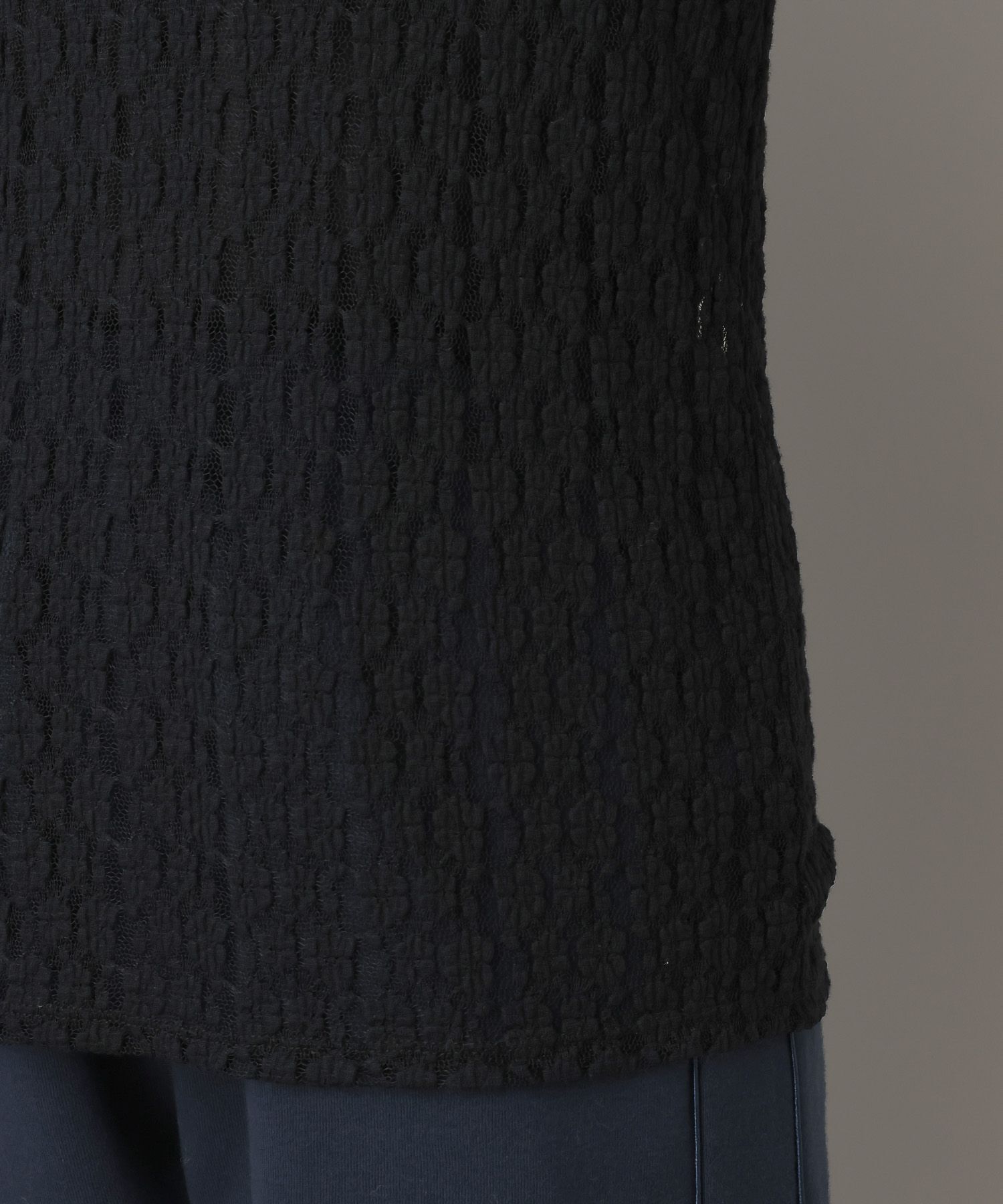 A part by 「ハイネックレースカットプルオーバー_長袖」|Tシャツ・カットソー|