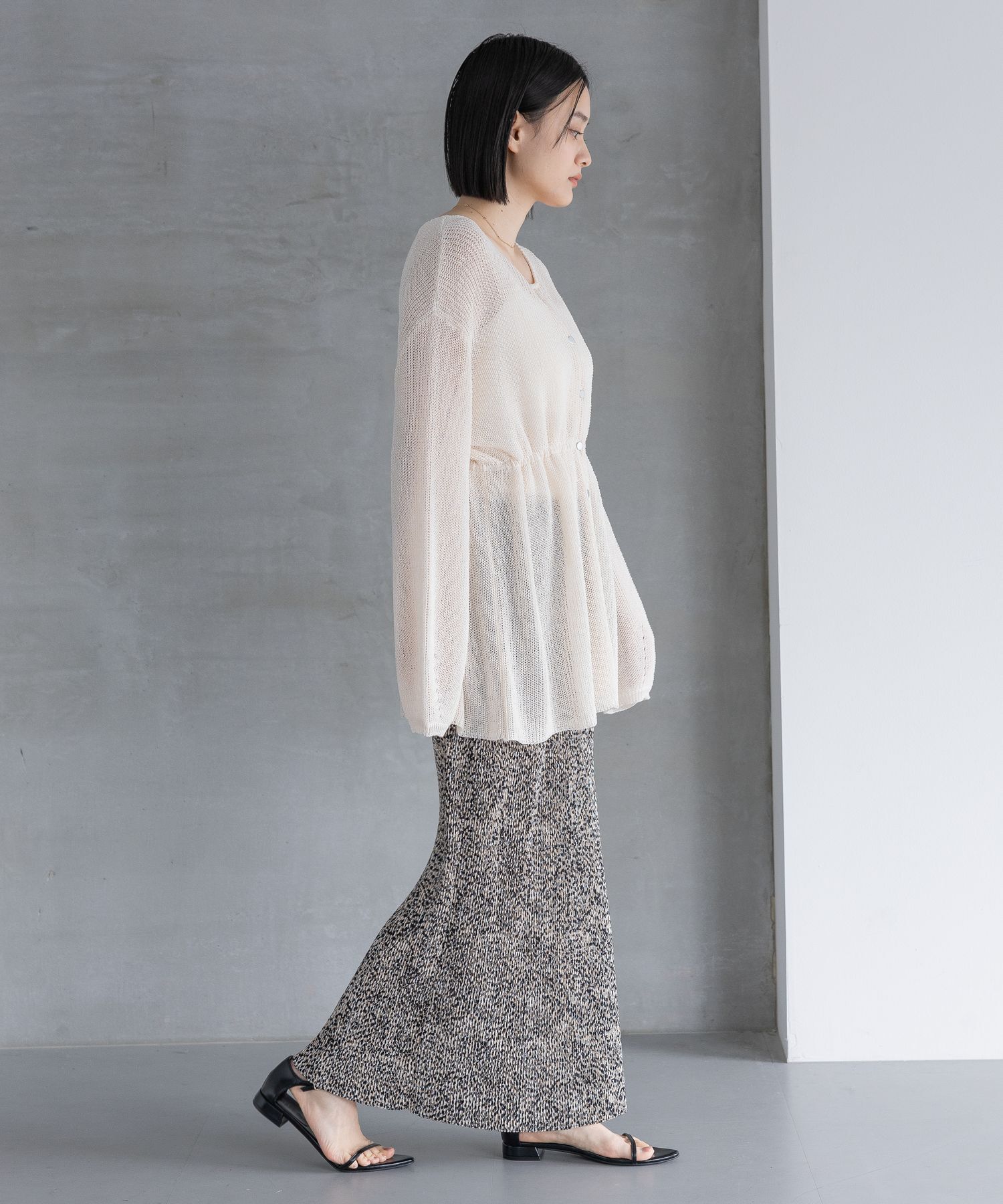 A part by 「リネンコンドロストカーディガン」|ニット・セーター|