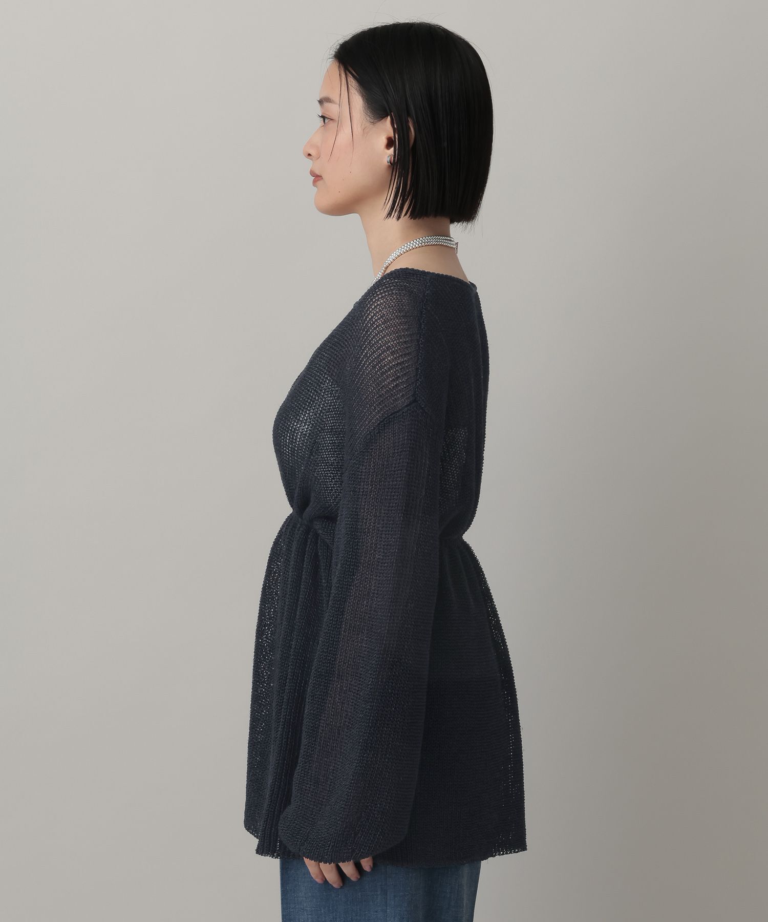 A part by 「リネンコンドロストカーディガン」|ニット・セーター|