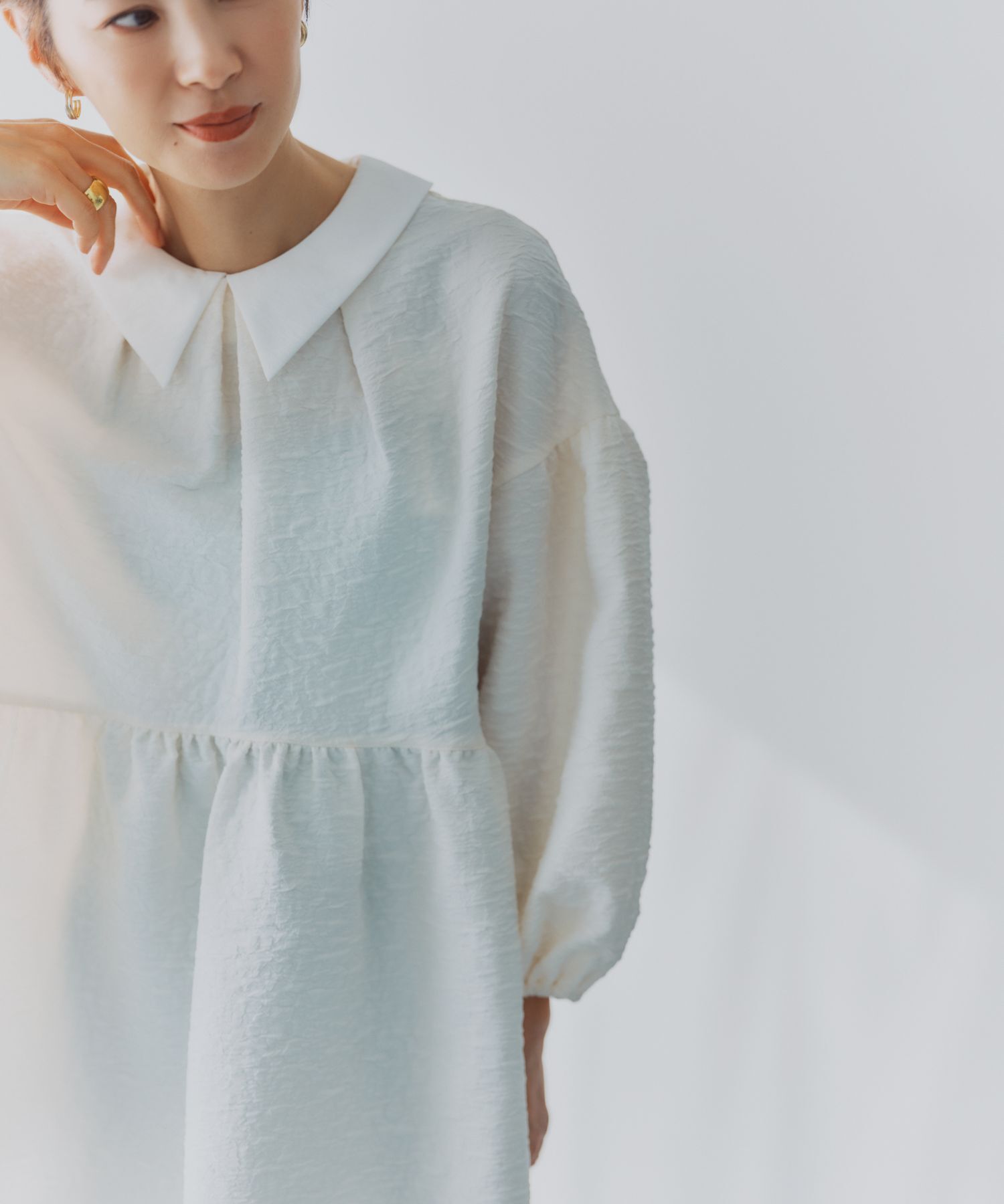 A part by 「【セレモニー】C*ジャガードブラウスセットアップ」|シャツ・ブラウス|