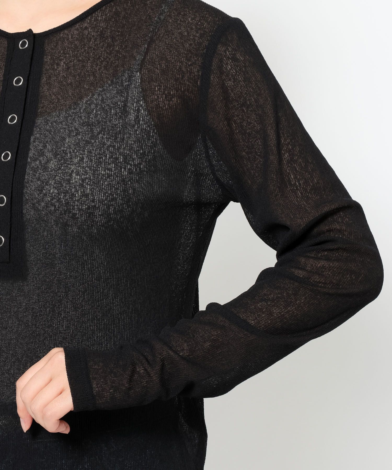 LOWRYS FARM「USEFULヘンリープルオーバーLS」|Tシャツ・カットソー|