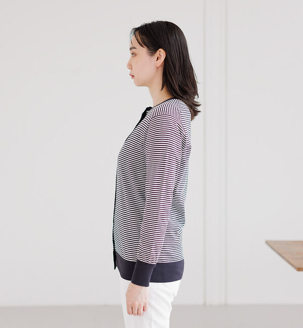 collex「SUVINコットンカーディガン」|カーディガン|