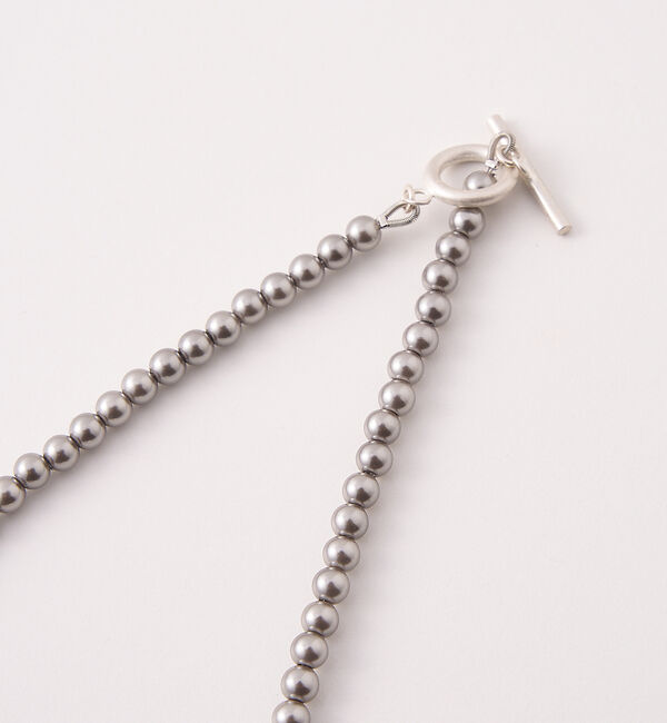 collex「【Ljud/ユード】ガラスバロックパール&times;ボールチェーンネックレス」|ネックレス|