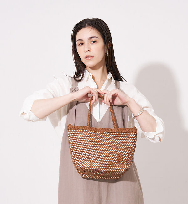 collex「レザーメッシュ2WAYトートバッグ」|トートバッグ|