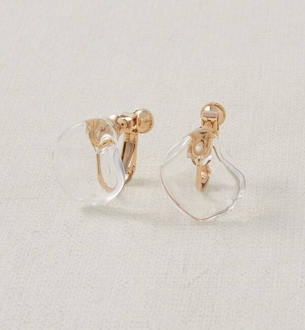 collex「【別注】【HARIO Lampwork Factory】イヤリング フリル」|ピアス|クリア