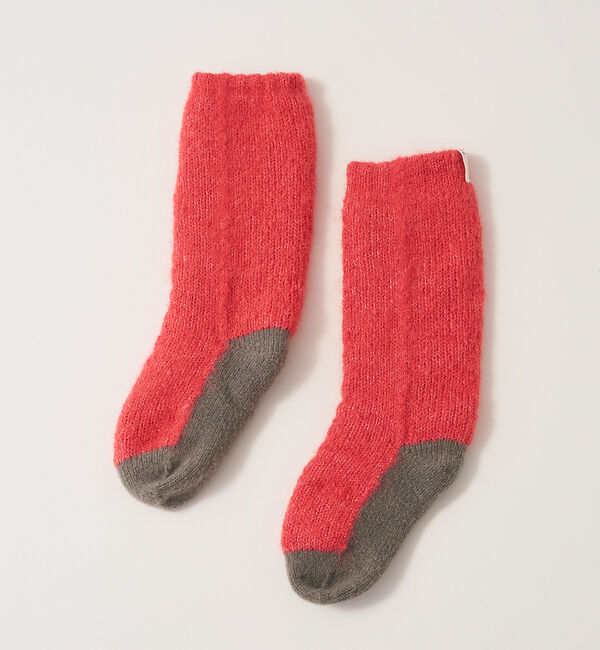 collex「【ユニセックス】バイカラーリバーシブル ルームソックス」|ソックス|