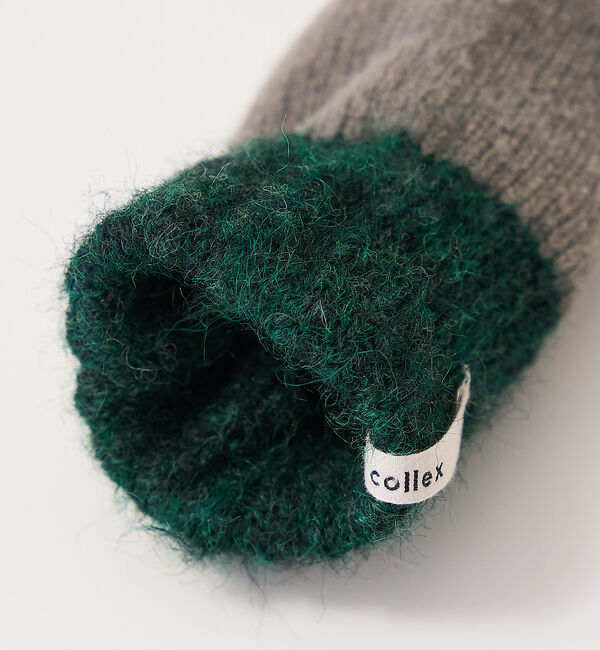 collex「【ユニセックス】バイカラーリバーシブル ルームソックス」|ソックス|