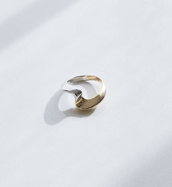 collex「【dignif】ウェーブバイカラーリング」|リング|