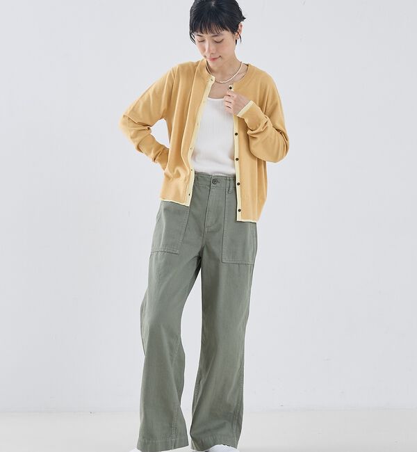 collex「バイカラーコンパクトカーディガン」|カーディガン|