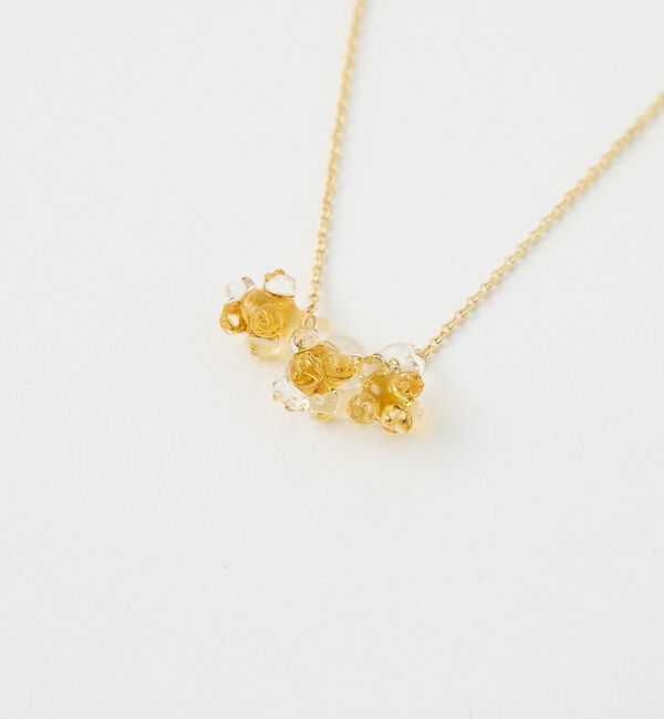 collex「【HARIO Lampwork Factory】ネックレス ひとふさのミモザ」|ネックレス|