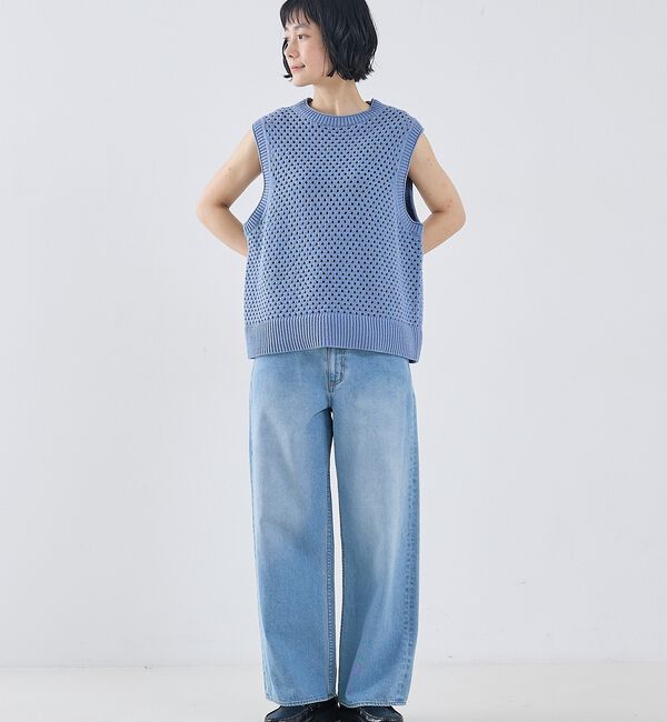 collex「メッシュ柄ベスト」|ベスト・ジレ|