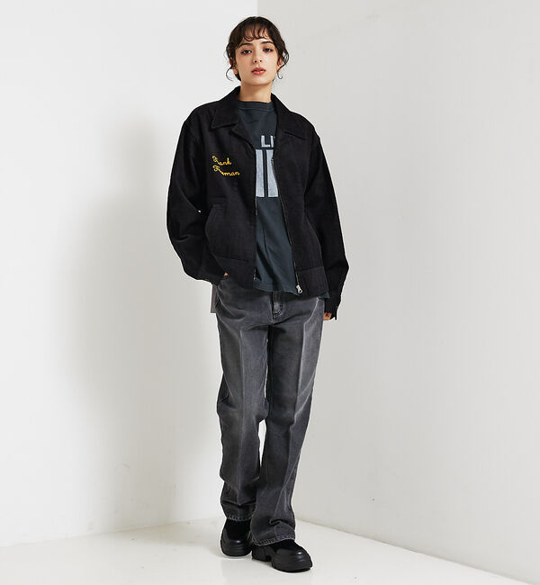 ABAHOUSE「FFA コーデュロイジャケット / ユニセックス」|ブルゾン・スタジャン|