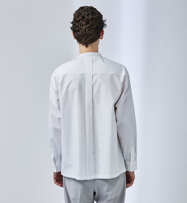 ABAHOUSE「センタータック バンドカラーシャツ」|シャツ・ブラウス|