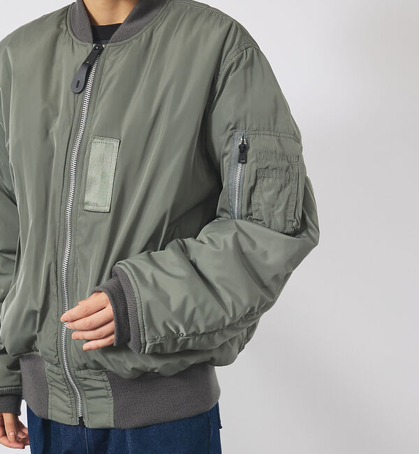 ABAHOUSE「【Valley Apparel / バレーアパレル】LIGHT MA-1 フライ」|ミリタリー・モッズコート|